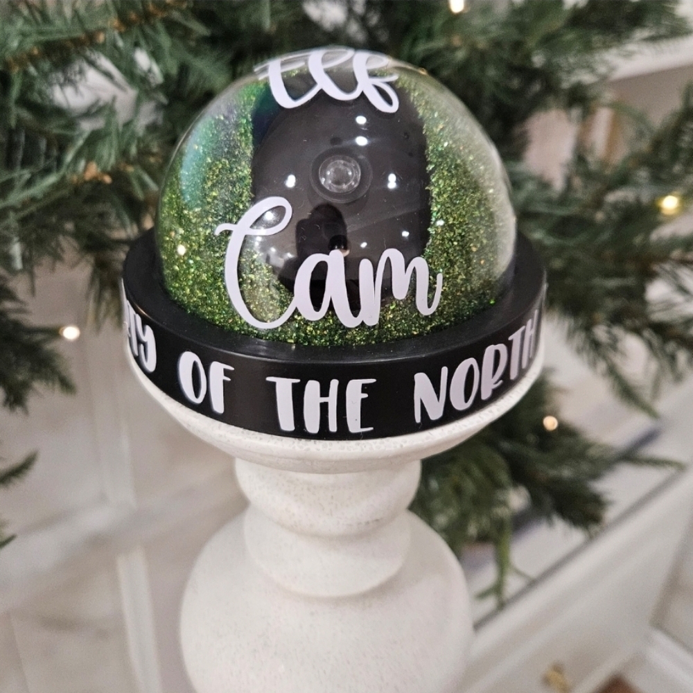 Elf Toy Cam Glitter Dome